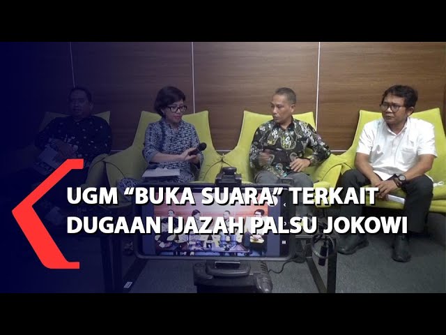 UGM Buka Suara Terkait Dugaan Ijazah Palsu Jokowi class=