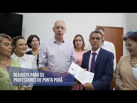 Reajuste para os professores de Ponta Porã | Prefeitura de Ponta Porã