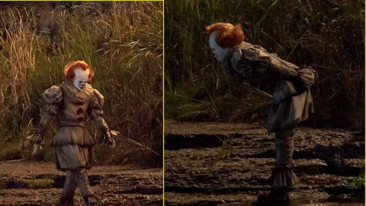 *New* IT Chapter 2 PENNYWISE New Set Behind Scenes - YouTube