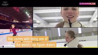 Alexandra Trusova on Olympic channel after Skate Canada