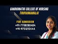 Gandhimathi College of Nursing Tiruvannamalai Infrastructure Contact Number 7708280404
