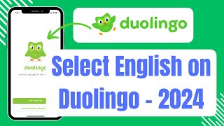 How to Select English on Duolingo Simple