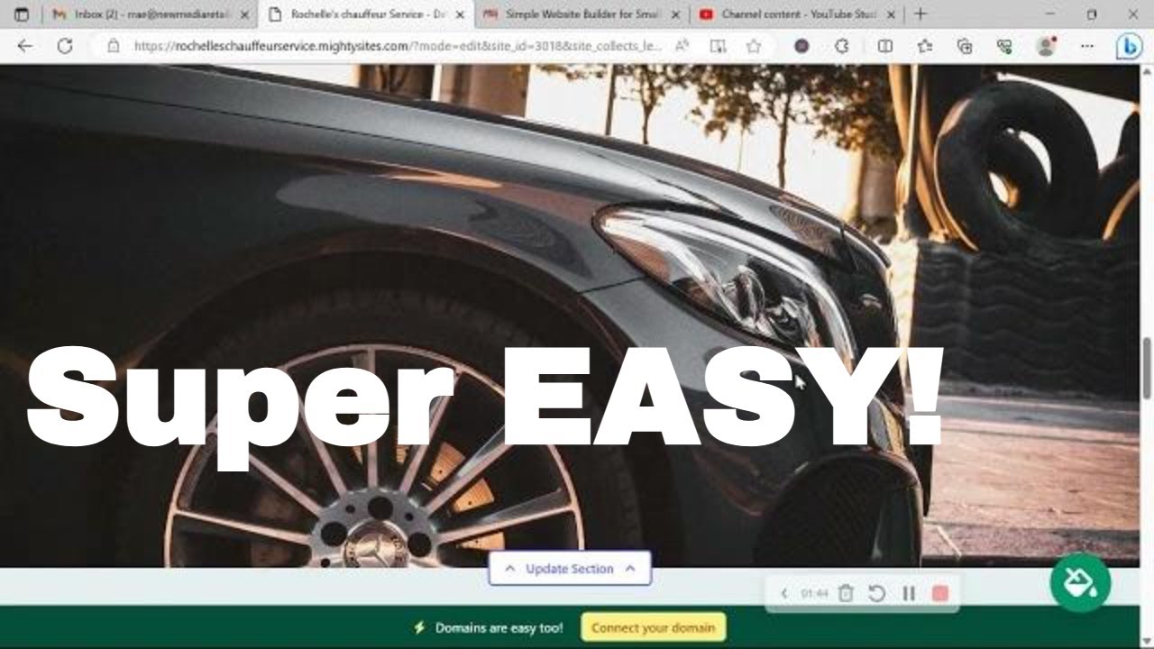 Create a Simple Website for Your Chauffeur Service