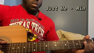Just Me - Rin | Guitar Tutorial(How to Play just me)