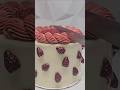 Rasberry Cake #cake #birthdaycake #cakedecorating #cakebaker
