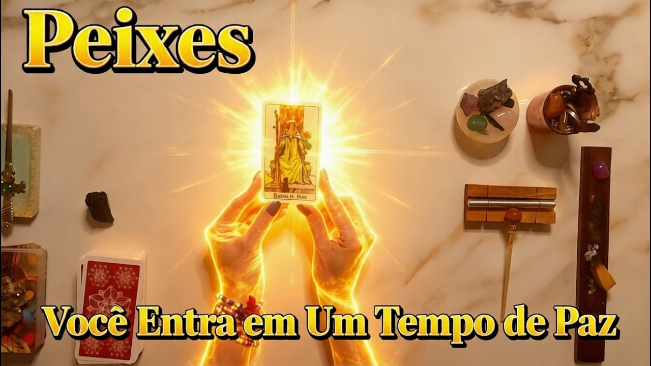 PEIXES ♓ PREVISÃO SEMANAL TAROT | Você Entra em um Tempo de Paz 🔮✨ #peixes #tarot