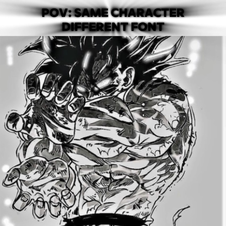 Same character different font capcut edit - YouTube