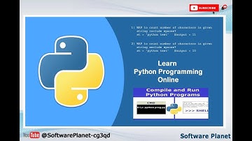 #1. Python String: Counting Number of Characters version (3.12.2)