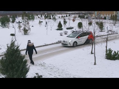 Яндекс.Такси . Беспилотный автомобиль. Зимний тест