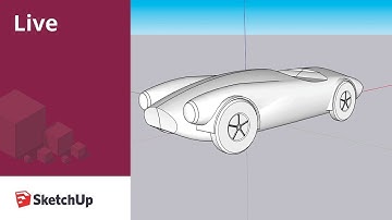 Live Modeling an AC Cobra Roadster in SketchUp
