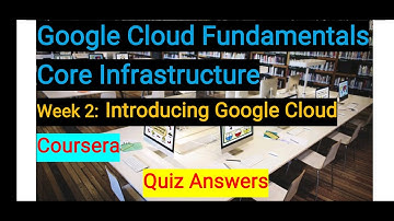 Week2 : Introducing Google Cloud | Google Cloud Fundamentals : Core Infrastructure | Coursera
