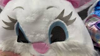 Adult Plush Easter Bunny Costume Unboxing