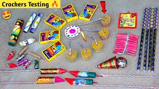 Different types of Diwali Crackers Experiment | Fireworks Testing | Diwali Patakhe 2023