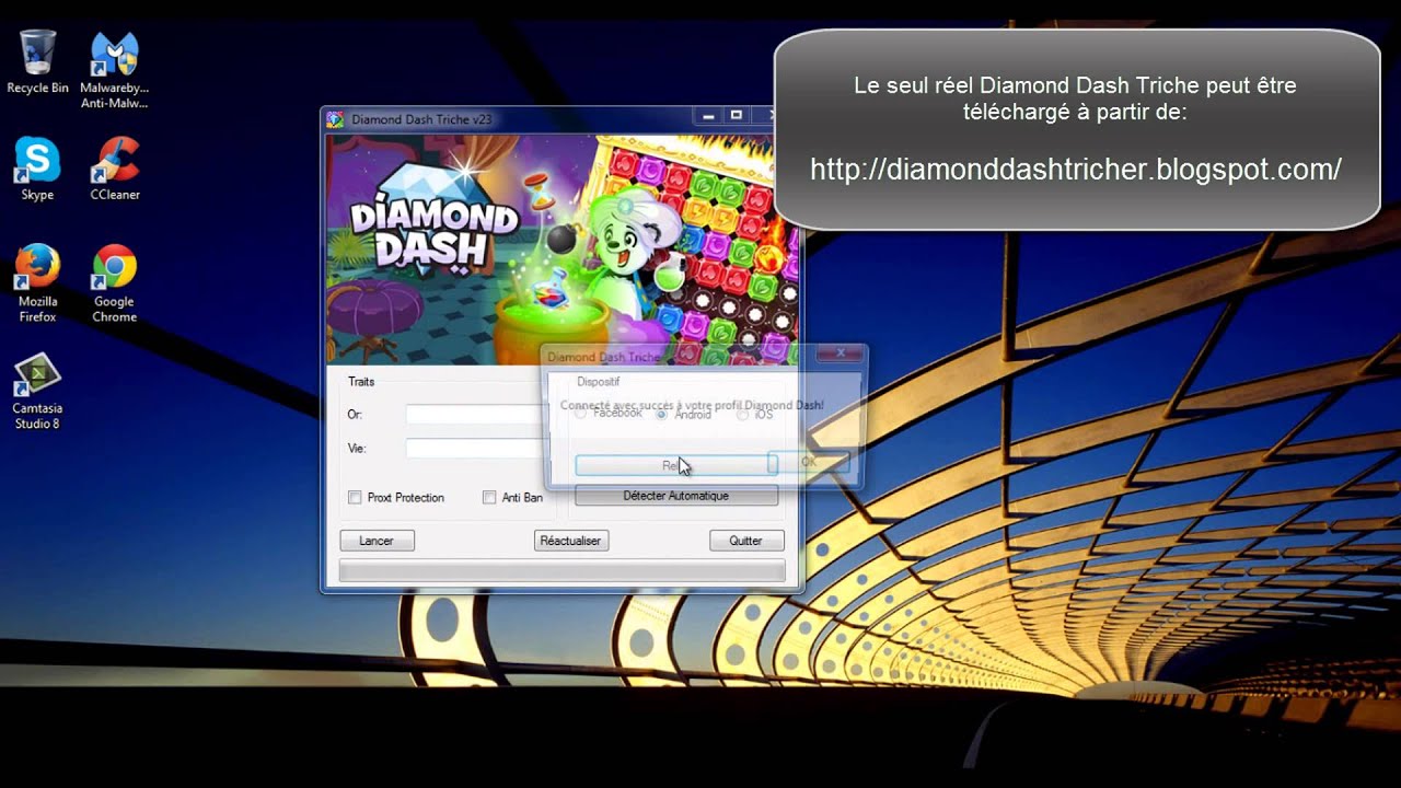 Diamond Dash Triche Télécharger - 2014 - YouTube