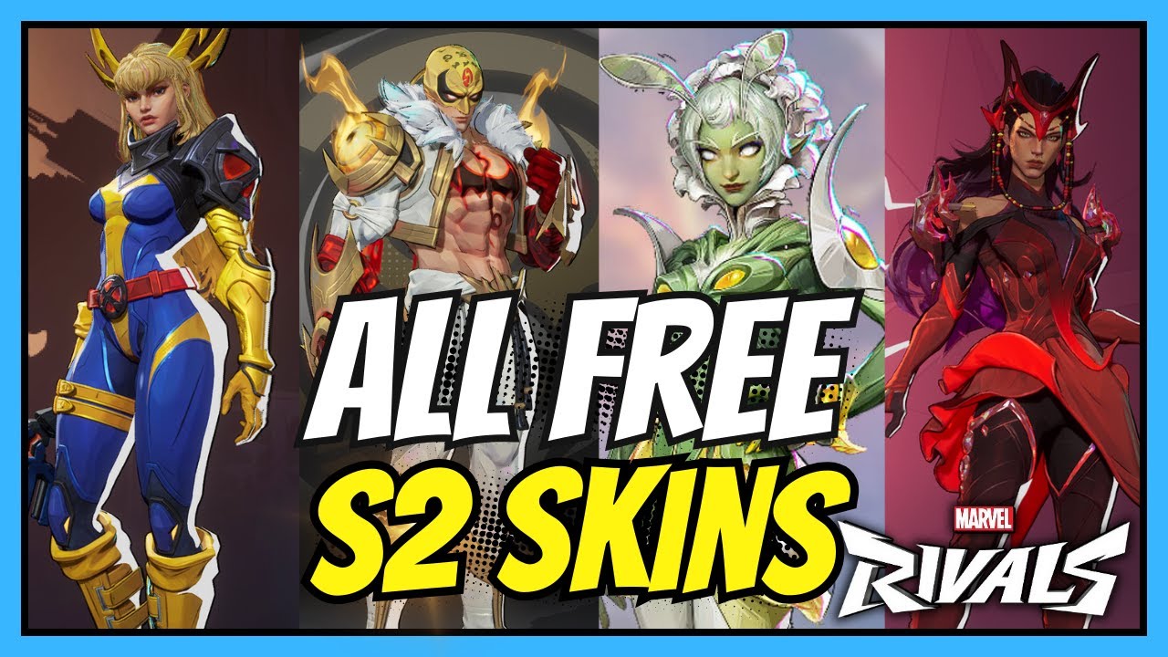 Get ALL 8 FREE Season 2 Skins in Marvel Rivals Right Now - YouTube