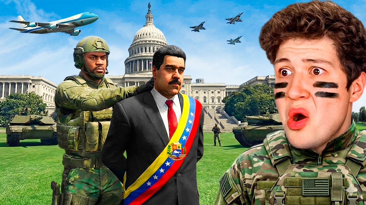 CAPTURANDO al PRESIDENTE de VENEZUELA en GTA 5! 🪖🇻🇪 (Mods)