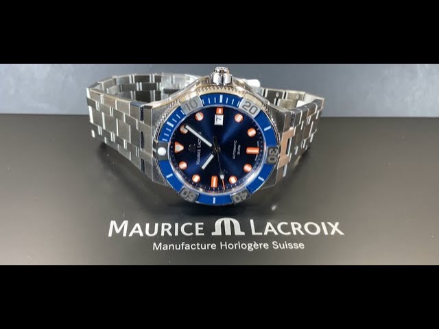 Maurice Lacroix Aikon Automatic Venturer AI6058-SS002-430-2 - YouTube