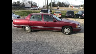Public Auction 3/30/19 at 10am. Lot 138, 1995 Cadillac DeVille