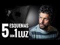 5 ESQUEMAS de ILUMINACIÓN con 1 LUZ