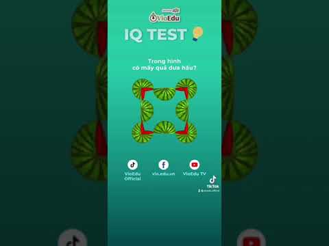 Video [VioEdu TV] IQ test 01 - youtube