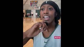 Flau’jae manifested it 👏 (🎥 via @seattlestorm/IG)