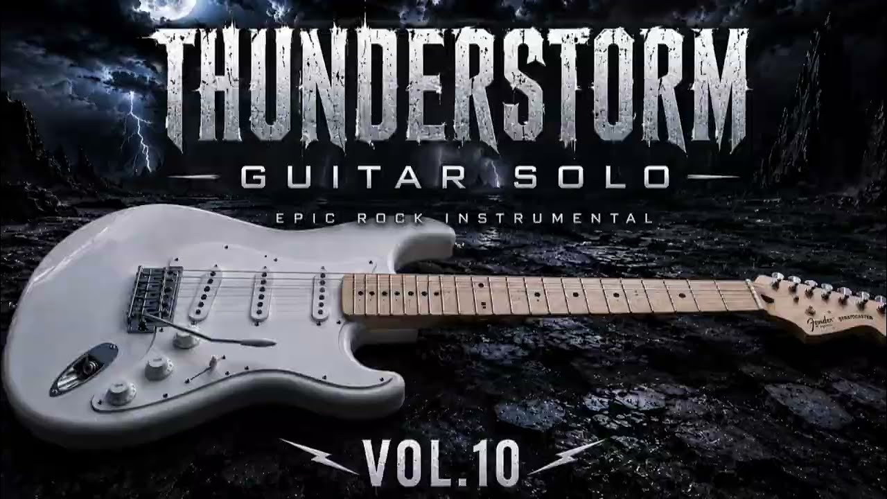 Thunderstorm Guitar Solo 2026 ⚡ Dark Melodic Rock Vol.10