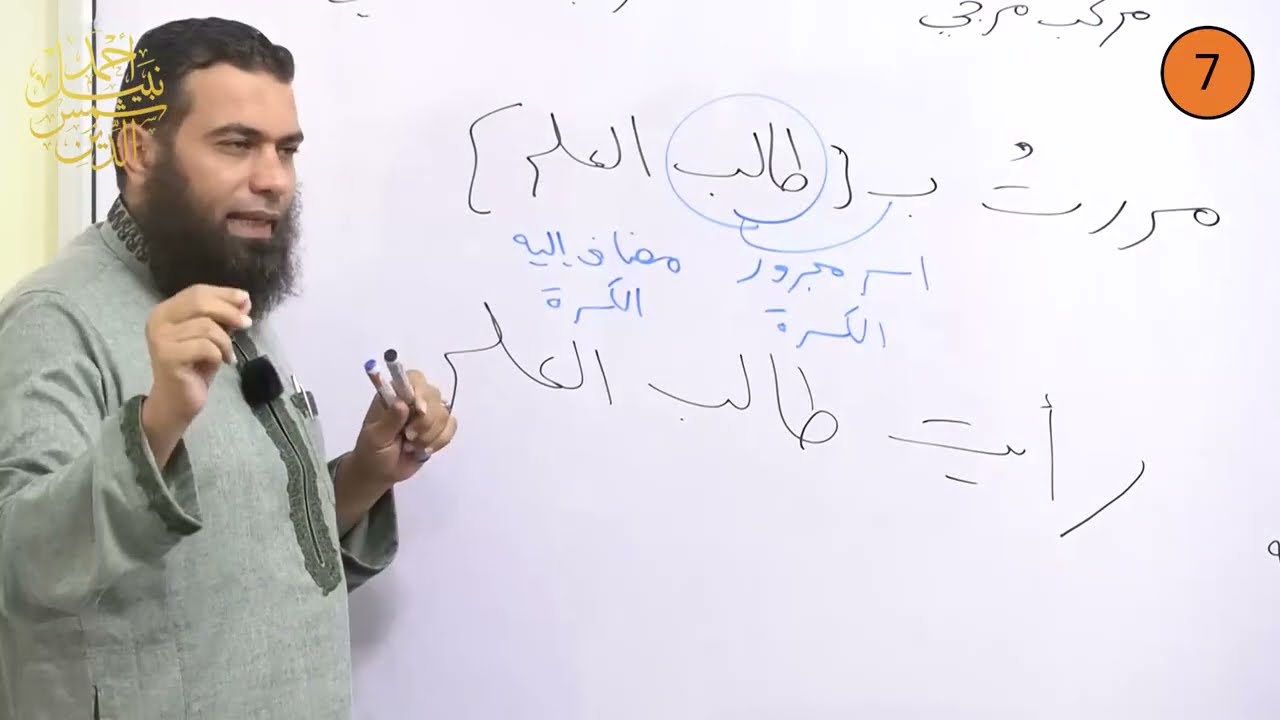 أولى إعدادي  ||  الترم الأول  ||  النحو 7  ||   أقسام اللفظ المركب  ||   الدكتور أحمد نبيل