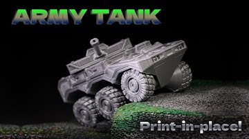Army Tank 1 (3d printed model)