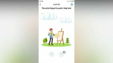 Easy Game - The artist forgot his paint Help him! - Level 182 solution