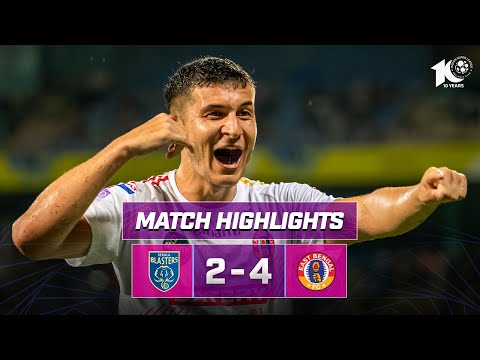 Match Highlights | Kerala Blasters FC 2-4 East Bengal FC | MW 20 | ISL 2023-24