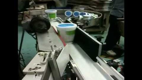 Wrap Labeling of Conical Tubs | Arca Automation