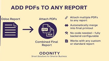 Add PDFs to Any Odoo Report | Merge External PDF Files into Odoo Printout  #odoo #odonity @Odonity