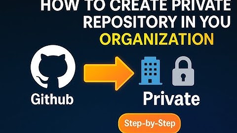 🔒 How to Create a Private Repository in Your GitHub Organization | Full Guide 🚀