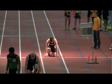 Lane White Covington, OH 400m Dash (Richey High School Early Bird Meet at Cedarville 2/2/13)