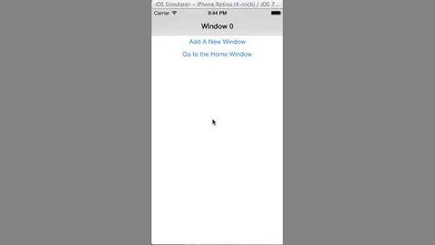 Navigation Controller - iPhone version - Titanium 3.2