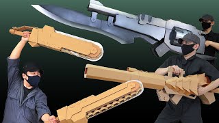 【MONSTER HUNTER】3 Amazing Weapon out of cardboard