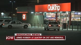 Police investigate overnight Quiktrip armed robbery
