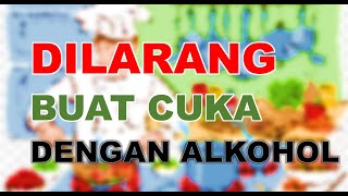 DILARANG BUAT CUKA PAKAI ALKOHOL || Kitab Thoharoh || Kitab Bulughul Maram