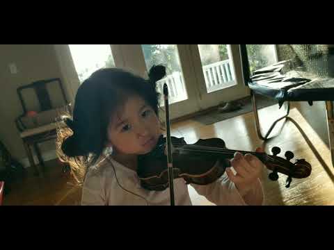 (Suzuki PreTwinkle) Monkey Song played by 3 year old Juliette