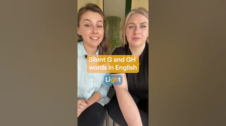 English words with silent letters | Silent G and GH 🤫
