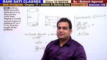 Class 10 Maths (Ex 17B Example 25) Volume And Surface Area (RS Agarwal 2019)