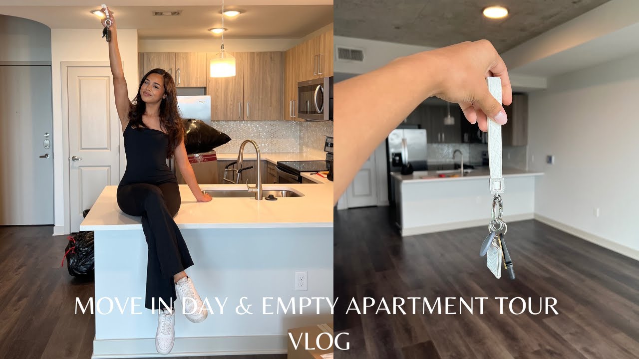 EMPTY APARTMENT TOUR & MOVE IN Vlog - YouTube
