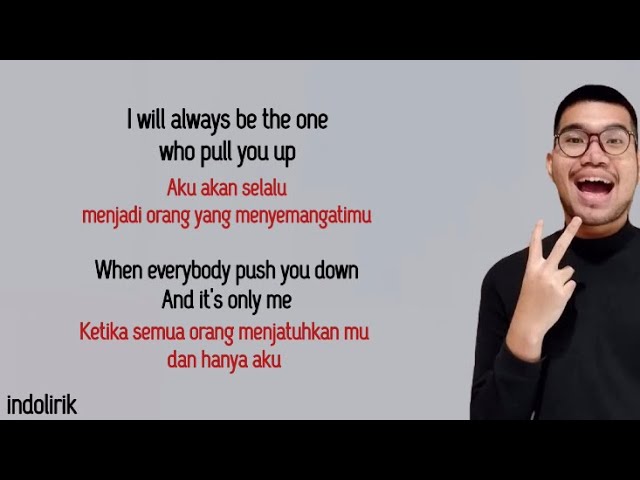 Lagu its only me