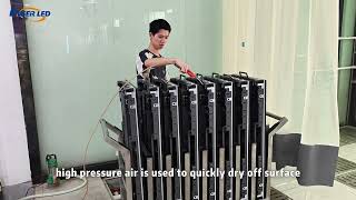 How to Install EA1000C6 Rental LED Wall by bracket | EagerLED LED Wall Installation Guide