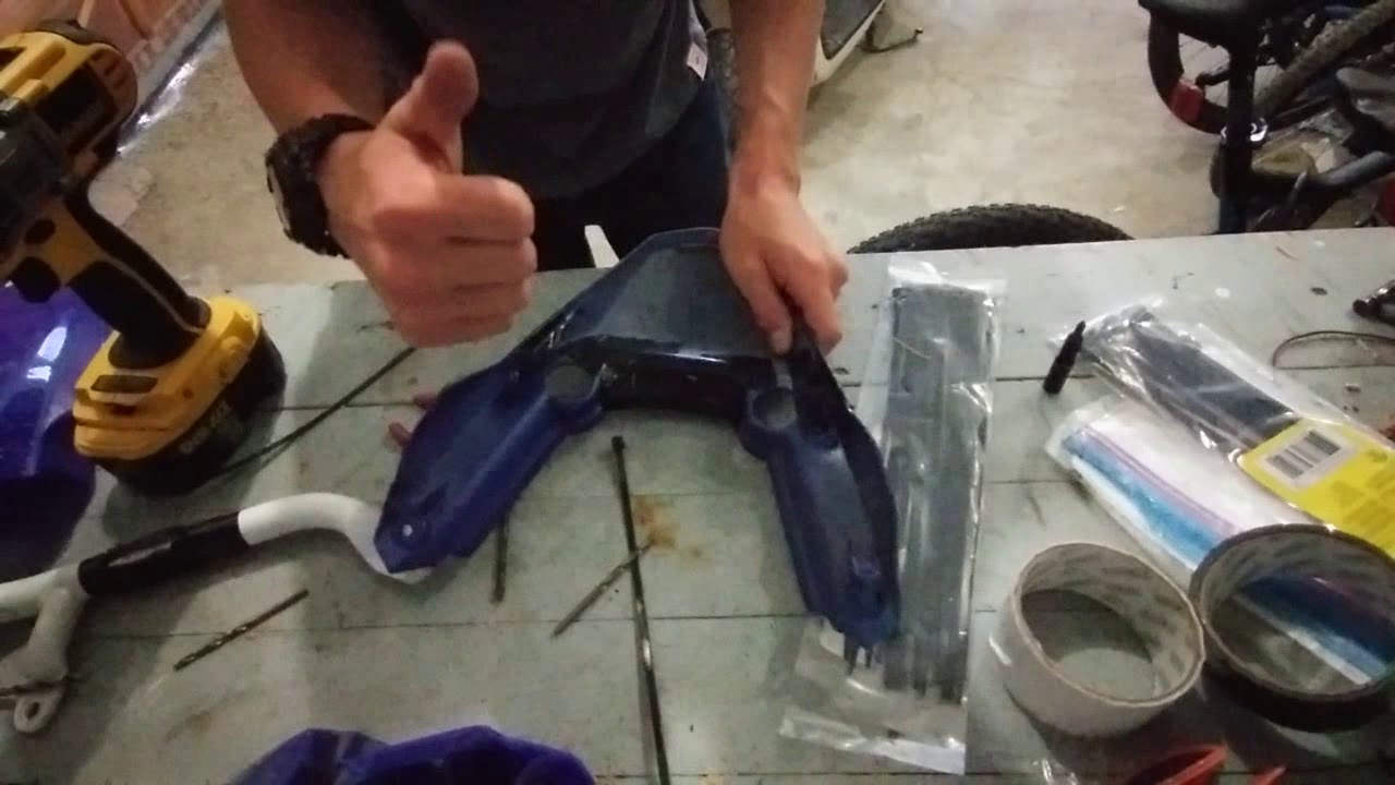 How to fix plastic body panels YouTube