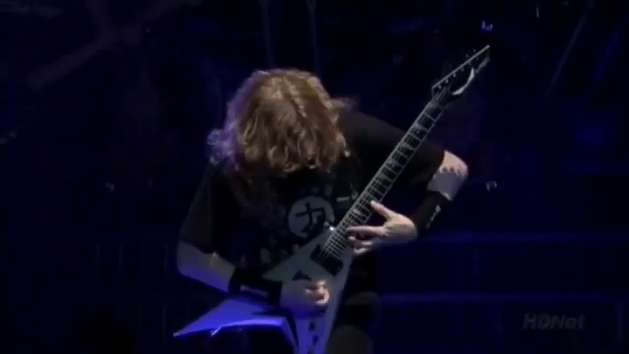 Longest stretch across the fret board? (Dave Mustaine) YouTube