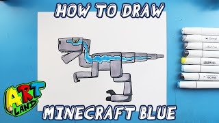 How to Draw MINECRAFT BLUE screenshot 1
