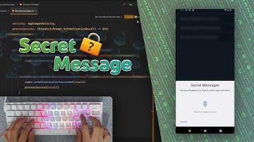 Asmr Programming | Secret Message App Coding JetpackCompose/Kotlin