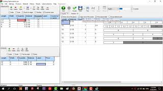 شرح برنامج Cutting Optimization screenshot 2