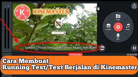 Cara Membuat Text Berjalan di Kinemaster